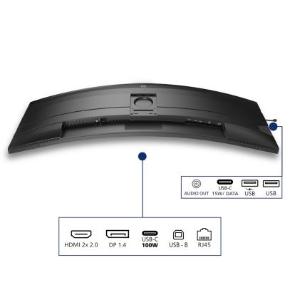 5. Philips 5000 Serie 49B2U5900C/00 Computermonitor 124 cm (48,8") 5120 x 1440 px Dual QHD LCD Schwarz