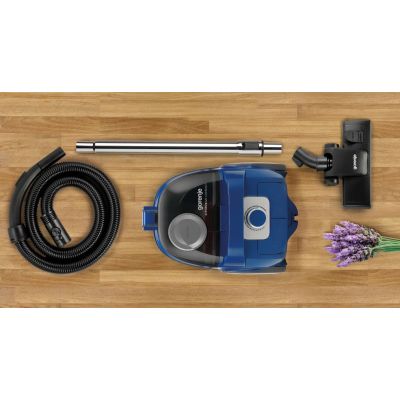 5. Gorenje VCEA01GACBUCY beutelloser Staubsauger, 800 W, Staubbehälter 2,2 l, blau