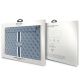 4. Guess 4G Printed Stripes Hülle für einen 14-Zoll-Laptop – Blau