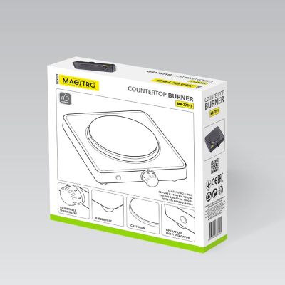 3. Einflammiger Elektroherd 1000W MR-771-1 MAESTRO