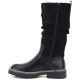 3. Warme, gerüschte Damenstiefel, schwarz, M.Daszyński SA259-