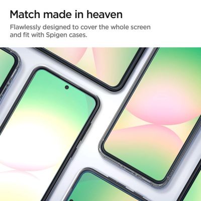 11. Spigen Glas.tR EZ Fit gehärtetes Glas für Samsung Galaxy S24 FE (2 Stück)