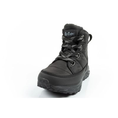 3. Lee Cooper Damen Winter-Wanderschuhe, isoliert, schwarz