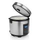 6. Tristar RK-6138 Digitaler Reiskocher und Dampfgarer, 900 W, 2,2 l, 7 Programme, Grau