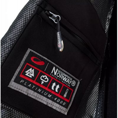 8. Geographical Norway Techno Softshelljacke M WU1060H/GN-BLACK