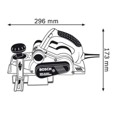 2. Bosch GHO 40-82 C Professional Schwarz, Blau, Silber 14000 U/min 850 W