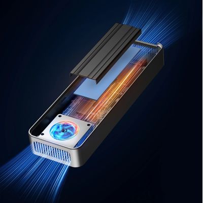 4. Orico OUM2-G20 M.2 NVME USB-C 3.2 20Gb/s Festplattenlaufwerk - Silber
