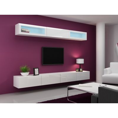 11. TV-Schrank VIGO '140' 30/140/40 weiß/weiß glänzend