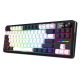 8. REDRAGON K746WB-RGB-PRO Tastatur USB + RF Wireless + Bluetooth Schwarz