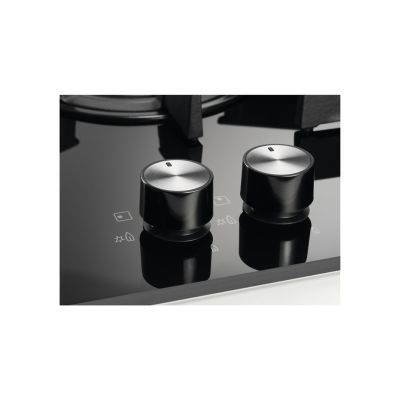 5. Electrolux EGC3322NVK Kochfeld Schwarz Einbau-Gas 2 Kochzonen