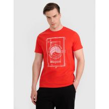 Herren-T-Shirt mit Volleyball-Print, Größe 4F 4FRAW25TTSHM3236-62S