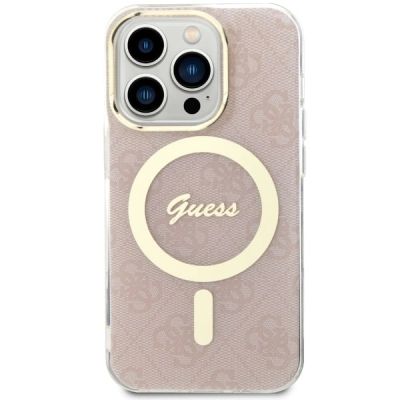 3. Guess GUHMP14LH4STP iPhone 14 Pro 6.1" pink/pink Hardcase 4G MagSafe