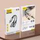 11. Dudao L13C+ 2in1 USB-C-Adapter – Grau