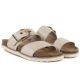 4. Damen-Flip-Flops in Beige mit Schnalle, Modell Potocki 54325