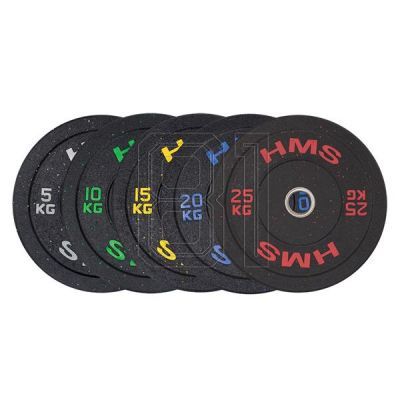 9. HMS YELLOW BUMPER Olympiascheibe 15 kg HTBR15 