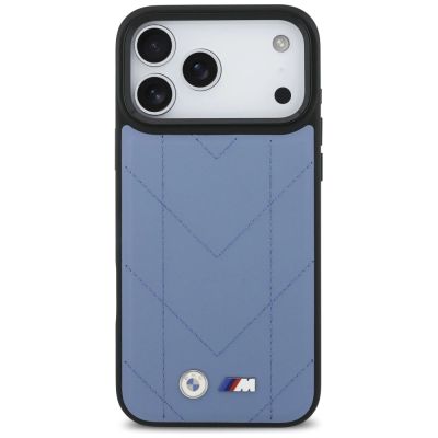 3. BMW M Quilted Logo MagSafe Case für iPhone 17 Pro Max – Blau