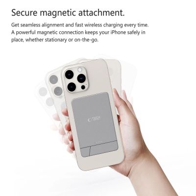 6. Tech-Protect PB14 LifeMag MagSafe 5000 mAh Powerbank - grau