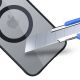 12. 3mk Satin Armor MagCase Hülle mit MagSafe iPhone 16 Pro Max – transparent mit schwarzem Rahmen