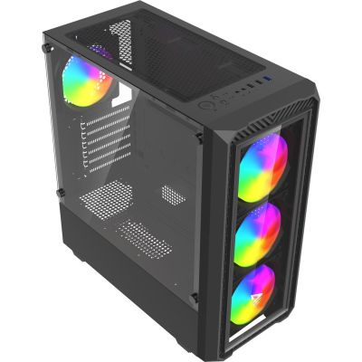 2. SAVIO NOCTIS GLASS RGB COMPUTERGEHÄUSE