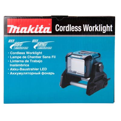 19. Makita LED-Lampe 18V/14,4V DML811 1800lx/3000lm mit Netzteil