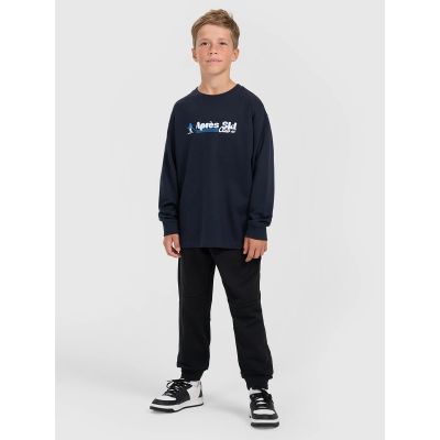 9. Langarmshirt mit Aufdruck für Jungen, Größe 4F 4FJRAW25TLONM587-31S