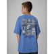 2. Locker geschnittenes Jungen-T-Shirt mit Aufdruck 4F 4FJRSS26TTSHM4277-32S