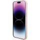 5. Guess Silicone Logo Strass 4G Case für iPhone 15 Pro Max - Rosa