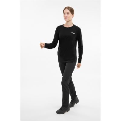 7. Damen-Sweatshirt Viking Longsleeve Andali – Schwarz/Hellgrau, Größe: M