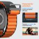 14. Spigen WBF1 Armband für Apple Watch 44 / 45 / 46 / 49 mm - Schwarz und Orange