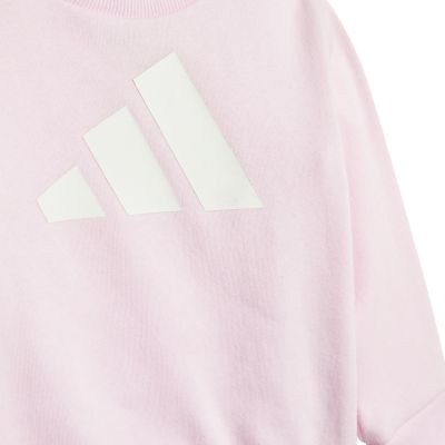 14. Adidas Essentials Pinker Trainingsanzug für Kinder JC9645