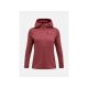 PEAK PERFORMANCE W Trail Polartec Power Grid Zip Hoodie für Damen, rot