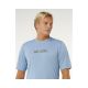 6. Herren Lycra RIP CURL Icons Of Surflite UPF Kurzarmhemd blau
