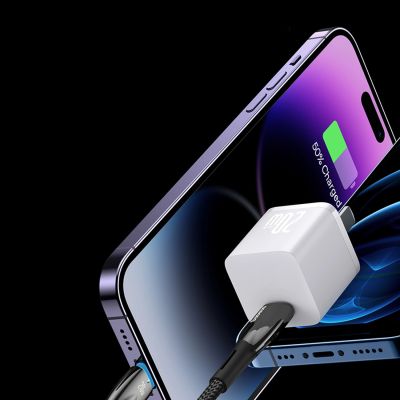 17. Baseus CADH000701 USB-C – USB-C PD-Kabel 100 W 5 A 480 Mbit/s 1 m – Schwarz