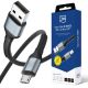 3mk Hyper Cable N-SERIES USB-A / Micro-USB 3m QC 3.0 5V/2A 10W - schwarz