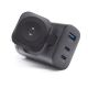 4. RealPower 450476 Mobiles Ladegerät Powerbank, Smartwatch, Tablet Schwarz AC Kabelloses Laden Schnellladen intern