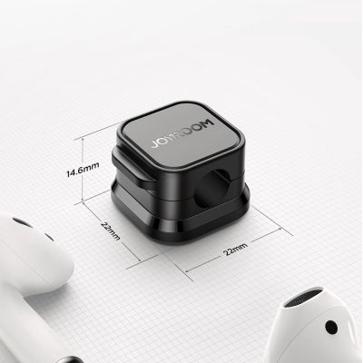 11. Joyroom JR-ZS368 magnetischer Kabelorganizer - schwarz (6 Stück)