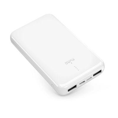 2. Powerbank Puro Weiß 10000mAh 12W 2xUSB-A + USB-C - weiß