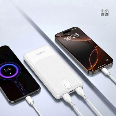 10. Powerbank Wozinsky Wpower WPBBK-3 10000 mAh 10W 2x USB-A 2A - weiß