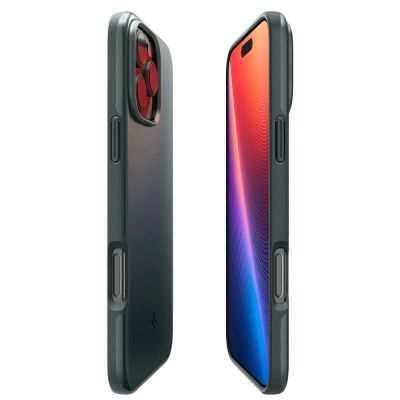 7. Spigen Thin Fit MagSafe Hülle für iPhone 16 Pro Max – Grün