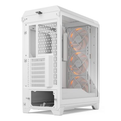 14. Fractal Meshify 3 White RGB TG Midi Tower Gaming-Gehäuse