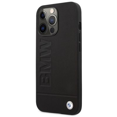 2. BMW Signature Logo Imprint MagSafe Case für iPhone 14 Pro Max – Schwarz