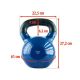39. Blaue HMS KNV28 Kettlebell aus Gusseisen, 28 kg