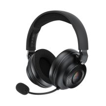 Acefast H15 Kabelloses Bluetooth-/2,4-GHz-/AUX-Gaming-Headset mit Mikrofon und RGB-Hintergrundbeleuchtung – Schwarz