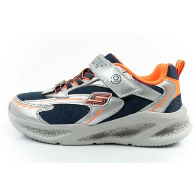 2. Skechers Glow Strider LED Kinder-Sportschuhe für Jungen Silber