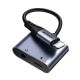 3. Joyroom SY-L01 Lightning zu Lightning / 3,5-mm-Miniklinken-DAC-Adapter 2in1 – Schwarz