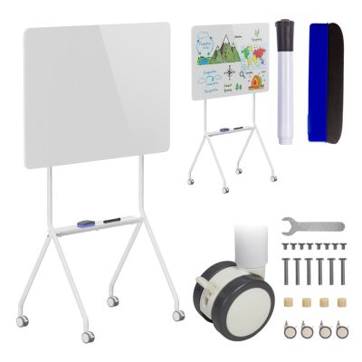 16. Ergo Office mobiles Whiteboard, Querformat, weiß, einseitig, mit Ablage, Abmessungen 1190 x 790 mm, ER-306