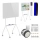 16. Ergo Office mobiles Whiteboard, Querformat, weiß, einseitig, mit Ablage, Abmessungen 1190 x 790 mm, ER-306