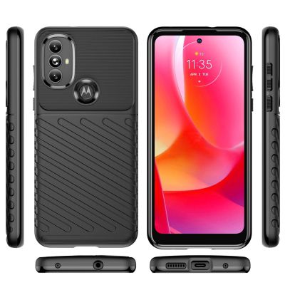 8. Thunder Case flexible gepanzerte Hülle für Motorola Moto G Power 2022 schwarz