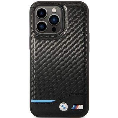 3. BMW Leder-Carbon-Hülle für iPhone 13 Pro Max – Schwarz
