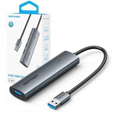 Hub 5in1 USB-A 3.0 Belüftung 0,15 m